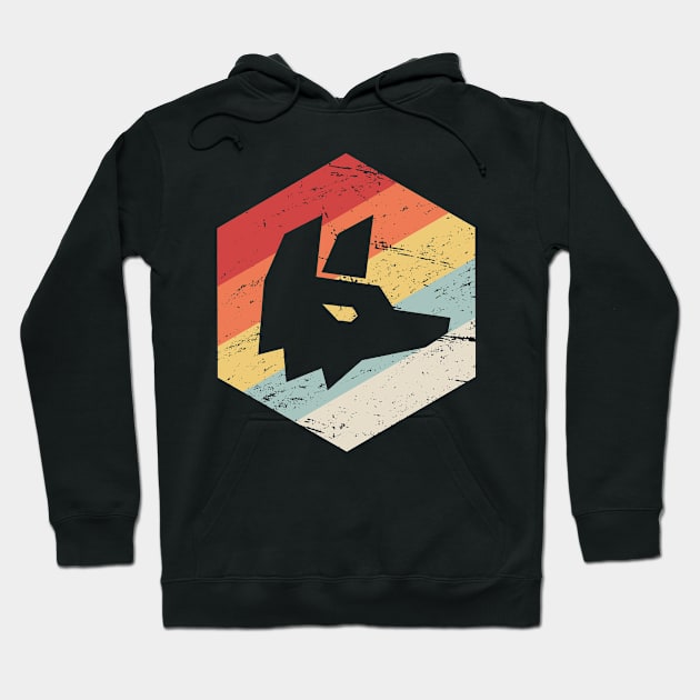 Retro 70s Fox Hoodie by MeatMan